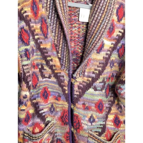 Free People Home On The Range Cardi Sweater Cardigan Oversized Size S NWT $398 - Picture 6 of 10